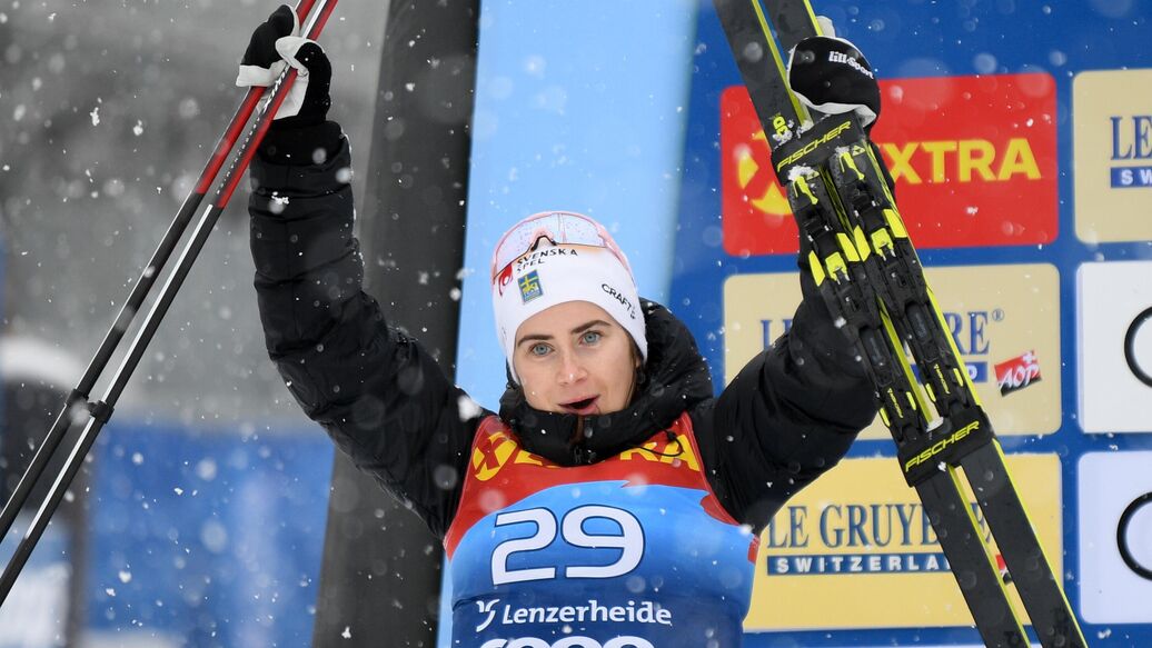 Андерссон выиграла гонку с раздельным стартом на этапе КМ в Швеции