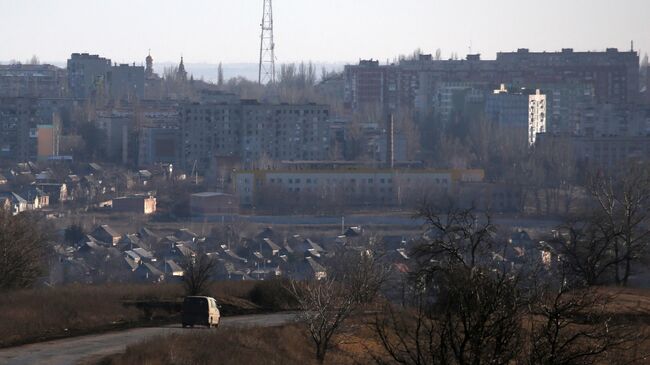 Вид Артемовска (украинское название Бахмут)