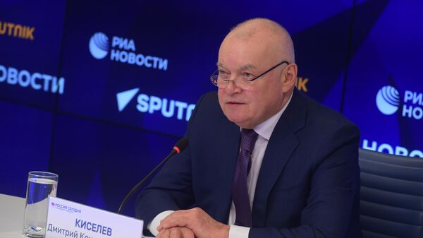 Генеральный директор Международной медиагруппы Россия сегодня Дмитрий Киселев 