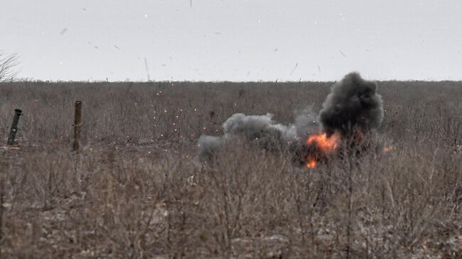 Уничтожение самодельных взрывных устройств в Запорожской области