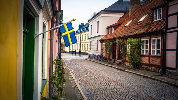 Улица в Лунде, Швеция 