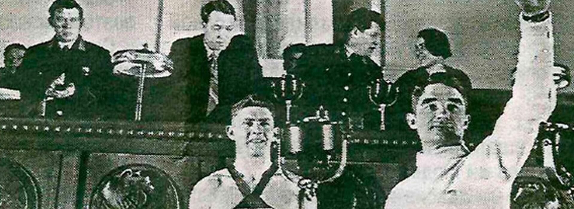 Александр Косарев (в центре) и Николай Старостин (справа) - РИА Новости, 1920, 02.02.2023