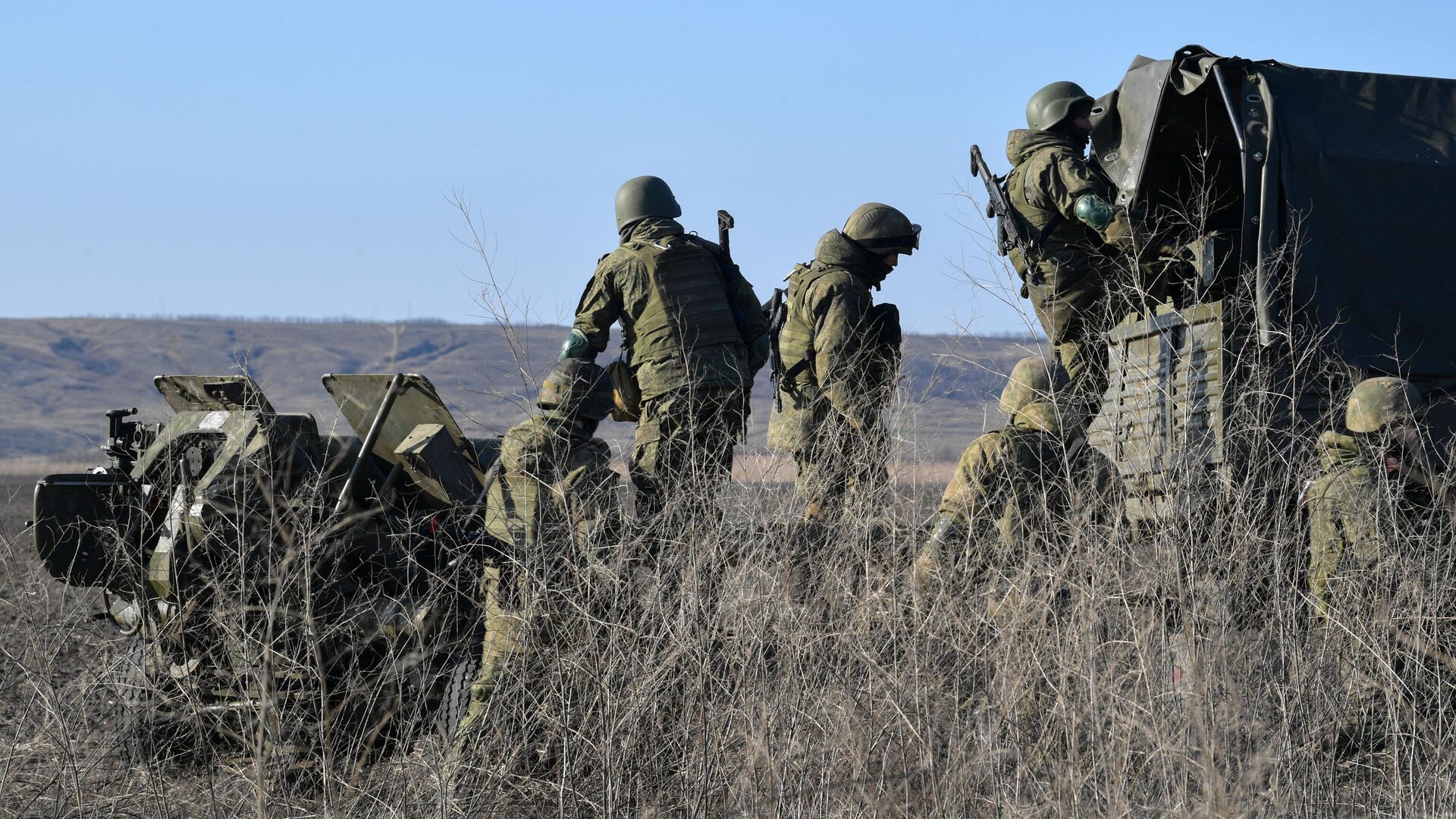 Военнослужащие РФ в южном секторе СВО - РИА Новости, 1920, 08.10.2023