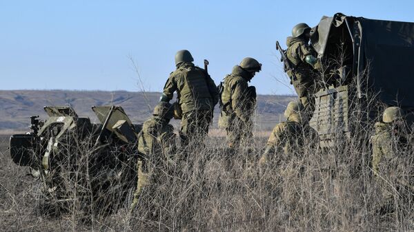 Российские военнослужащие в зоне спецоперации