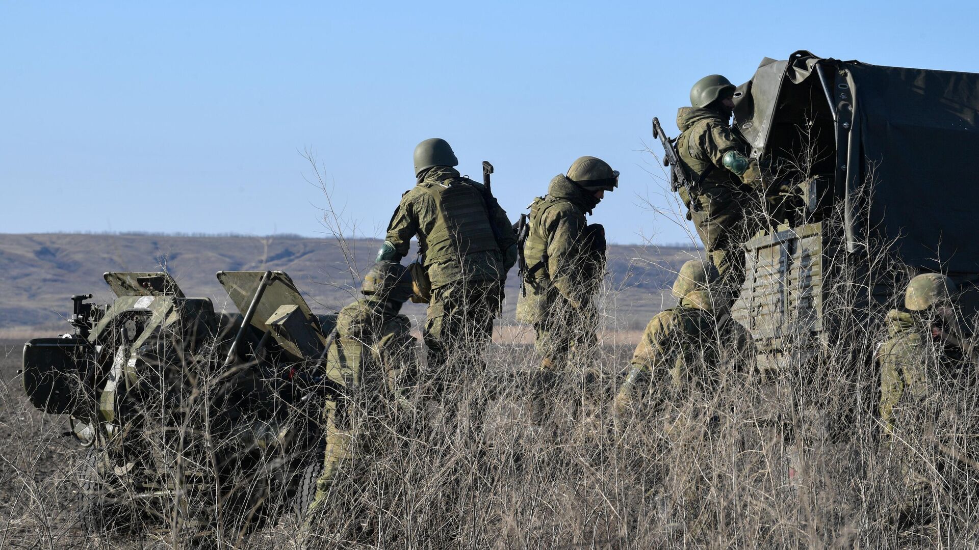 Военнослужащие РФ в южном секторе СВО - РИА Новости, 1920, 08.10.2023