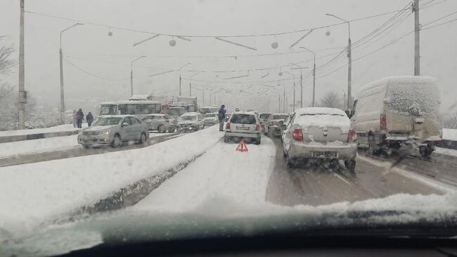 Место ДТП в Белгороде