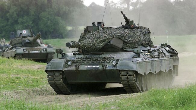Немецкий танк Leopard 1. Архивное фото