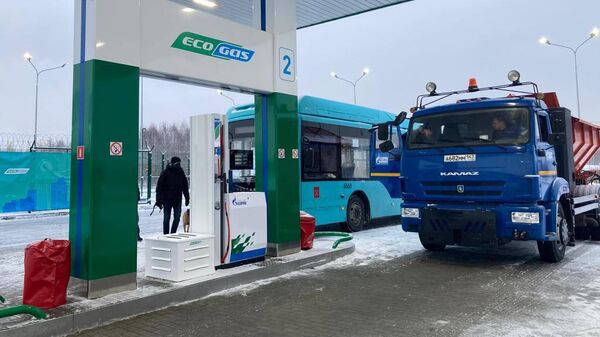 Первая автомобильная газонаполнительная компрессорная станция во Всеволожском районе Ленинградской области 