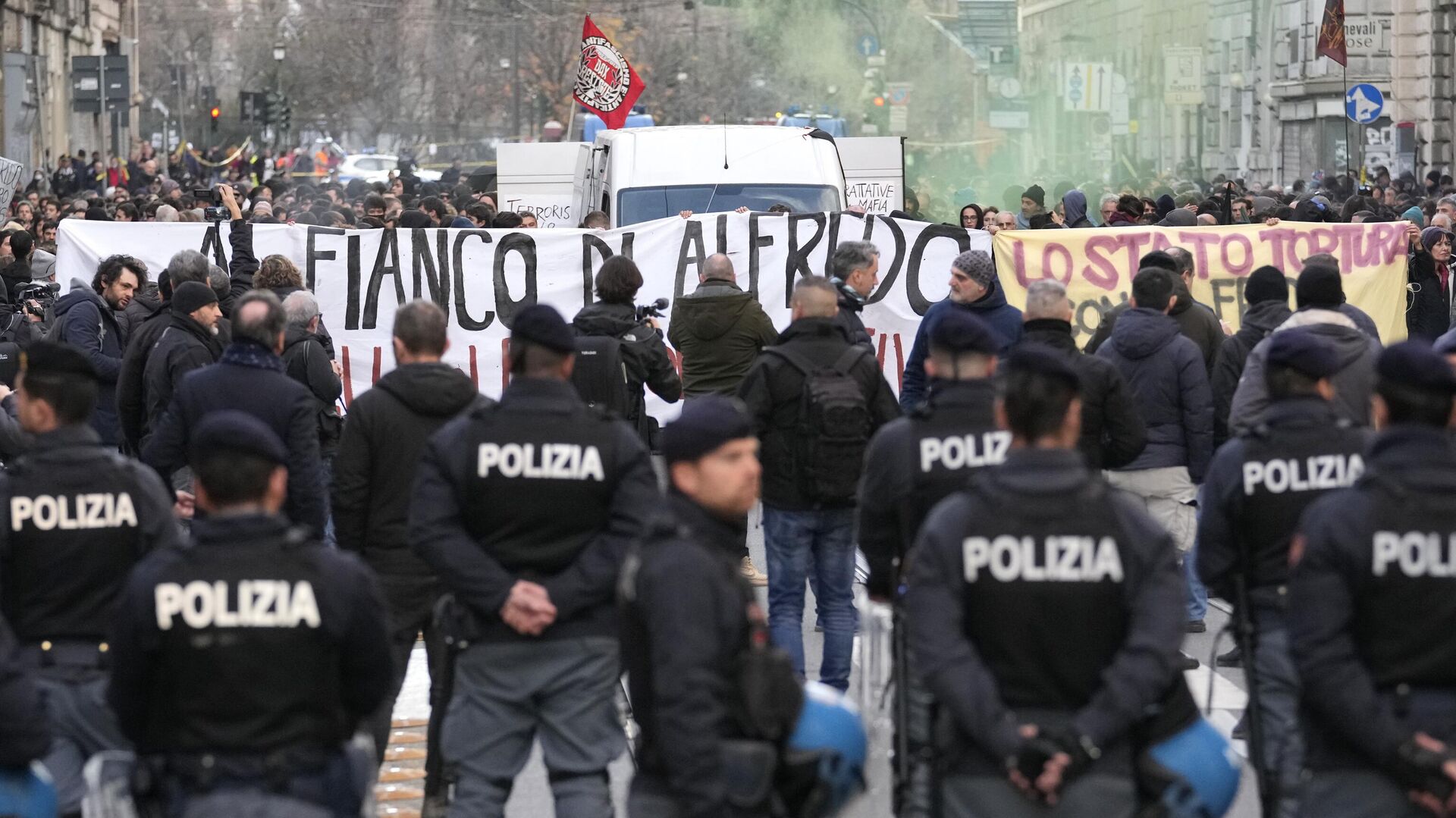 Протест итальянских анархистов в Риме - РИА Новости, 1920, 05.02.2023