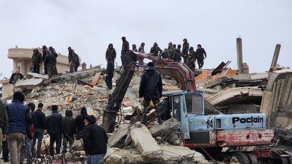 Последствия землетрясения в сирийской Латакии