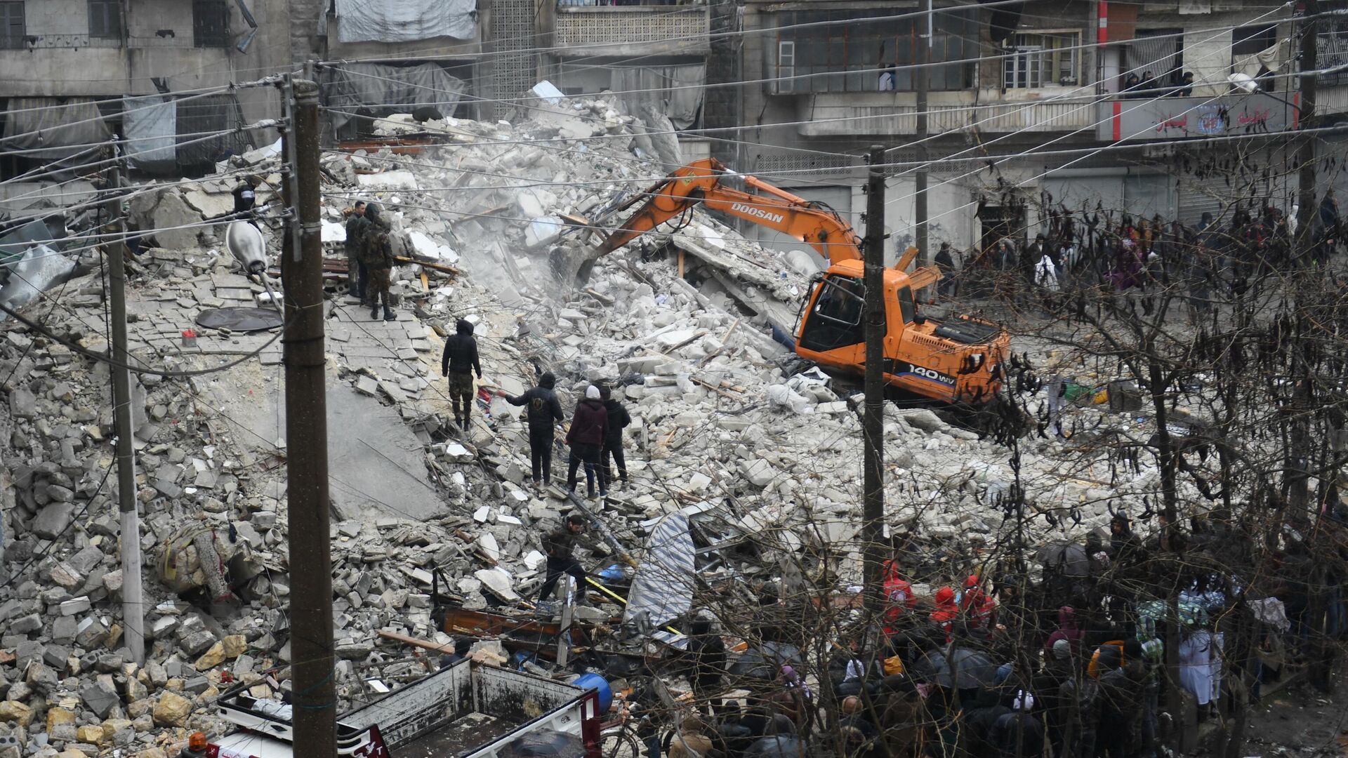 Последствия землетрясения в Алеппо - РИА Новости, 1920, 06.02.2023
