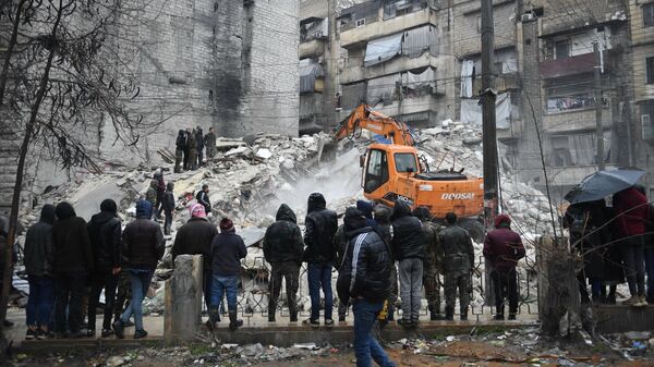 Последствия землетрясения в Алеппо, Сирия