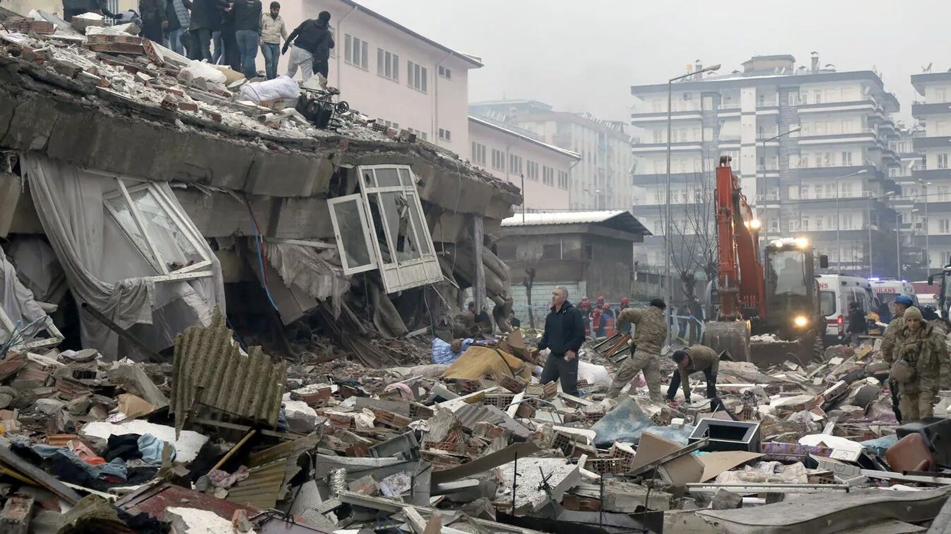 Последствия землетрясения в Турции - РИА Новости, 1920, 11.02.2023