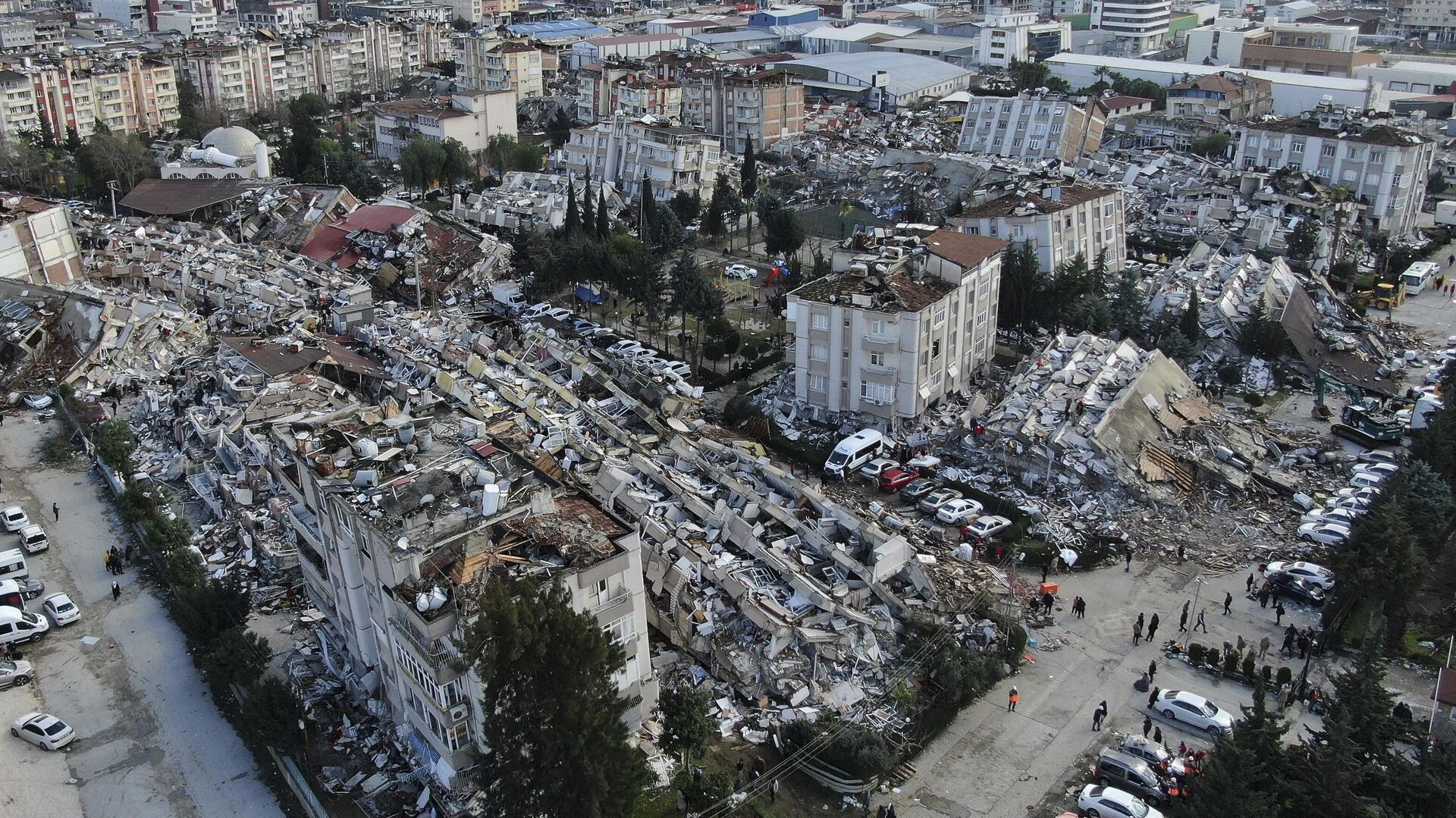 Последствия землетрясения в турецком Хатае - РИА Новости, 1920, 09.02.2023