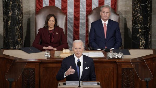 Ежегодное обращение президента США Джо Байдена к конгрессу