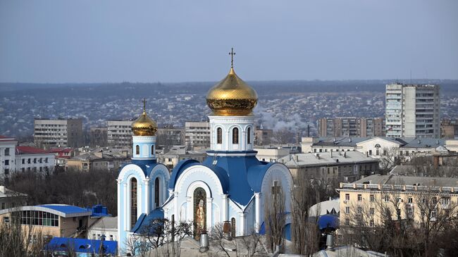 Храм во имя Пресвятой Богородицы, в честь иконы Её, именуемой Умиление в Луганске