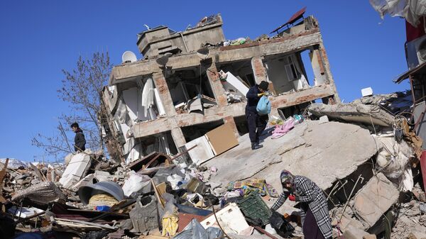 Последствия землетрясения в турецкой провинции Кахраманмараш