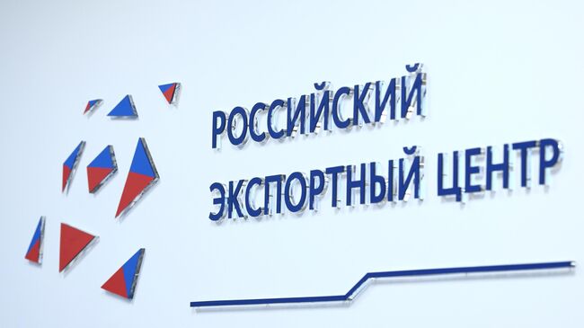 Логотип АО Российский экспортный центр (РЭЦ)