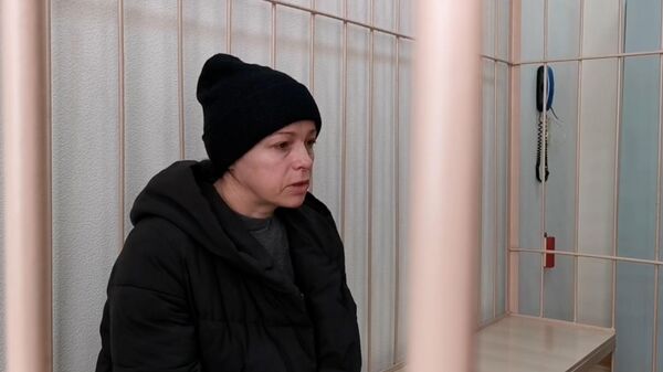 Фигурантка дела об обрушении дома в Новосибирске в зале суда