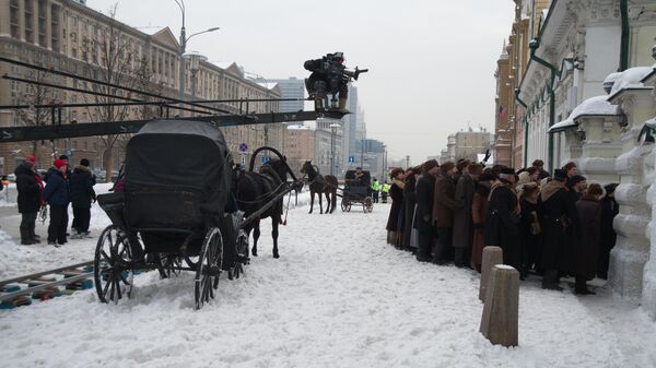 Съемки фильма Шаляпин Съемки фильма Шаляпин