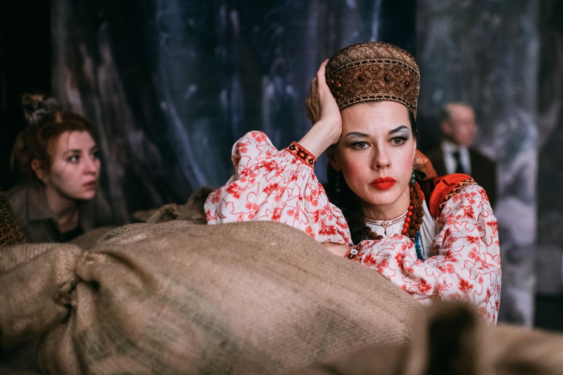 Актриса Катерина Шпица в образе Татьяны Репиной на съемках фильма Шаляпин  - РИА Новости, 1920, 25.10.2025