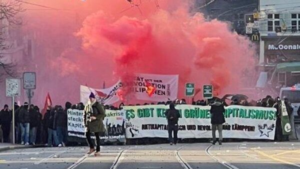 Климатическая акция-протест в Базель-Штадте, Швейцария