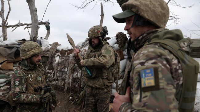 Украинские военнослужащие