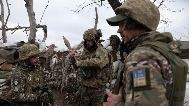 Украинские военнослужащие