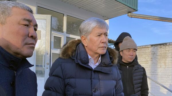Алмазбек Атамбаев после освобождения из исправительной колонии № 27 в селе Молдовановка. 14 февраля 2023