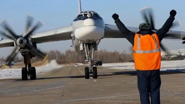 Крылатый патруль над Чукотским и Охотским морями: стратегические бомбардировщики Ту-95МС в небе