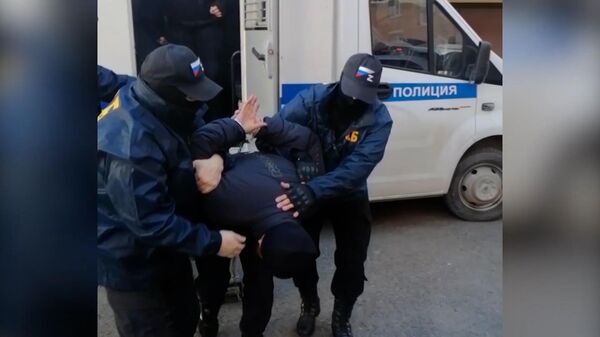 Задержание члена запрещенного полка Азов* в Ростове