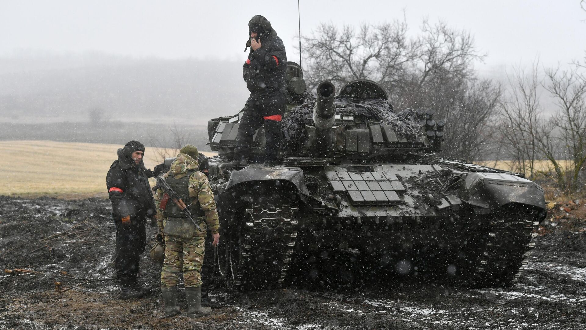 Военнослужащие РФ в южном секторе специальной военной операции - РИА Новости, 1920, 16.02.2023