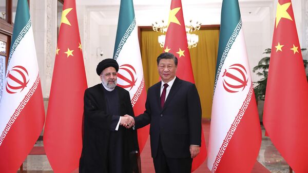 Президент Эбрагим Раиси и председатель Китайской Народной Республики Си Цзиньпин