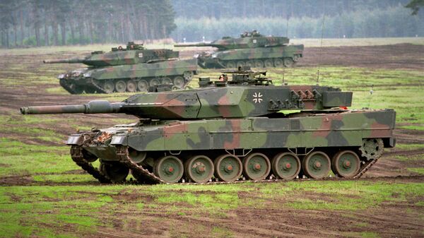 Немецкий танк Leopard 2 A5. Архивное фото