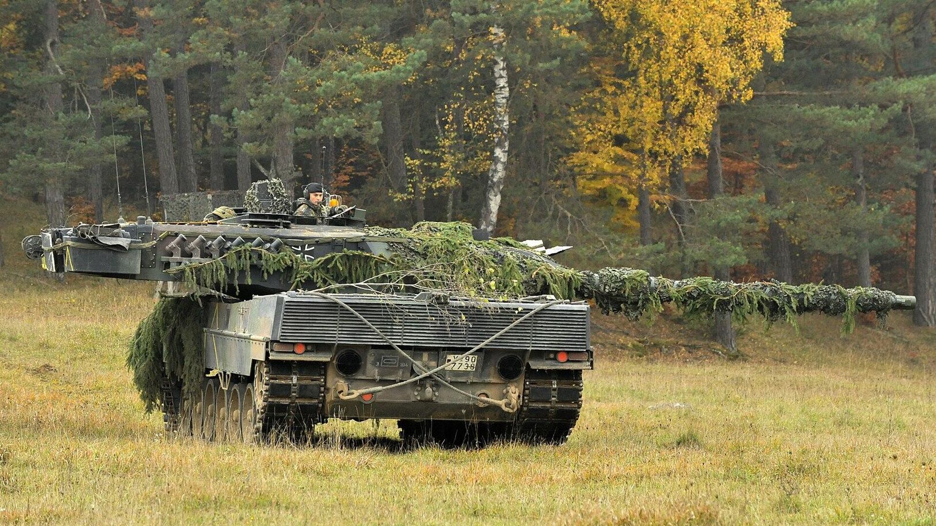 Немецкий танк Leopard 2 - РИА Новости, 1920, 11.03.2024