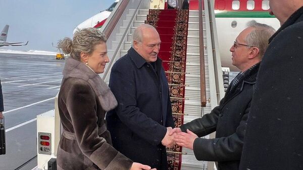 Президент Белоруссии Александр Лукашенко прибыл с рабочим визитом в Москву. 17 февраля 2023