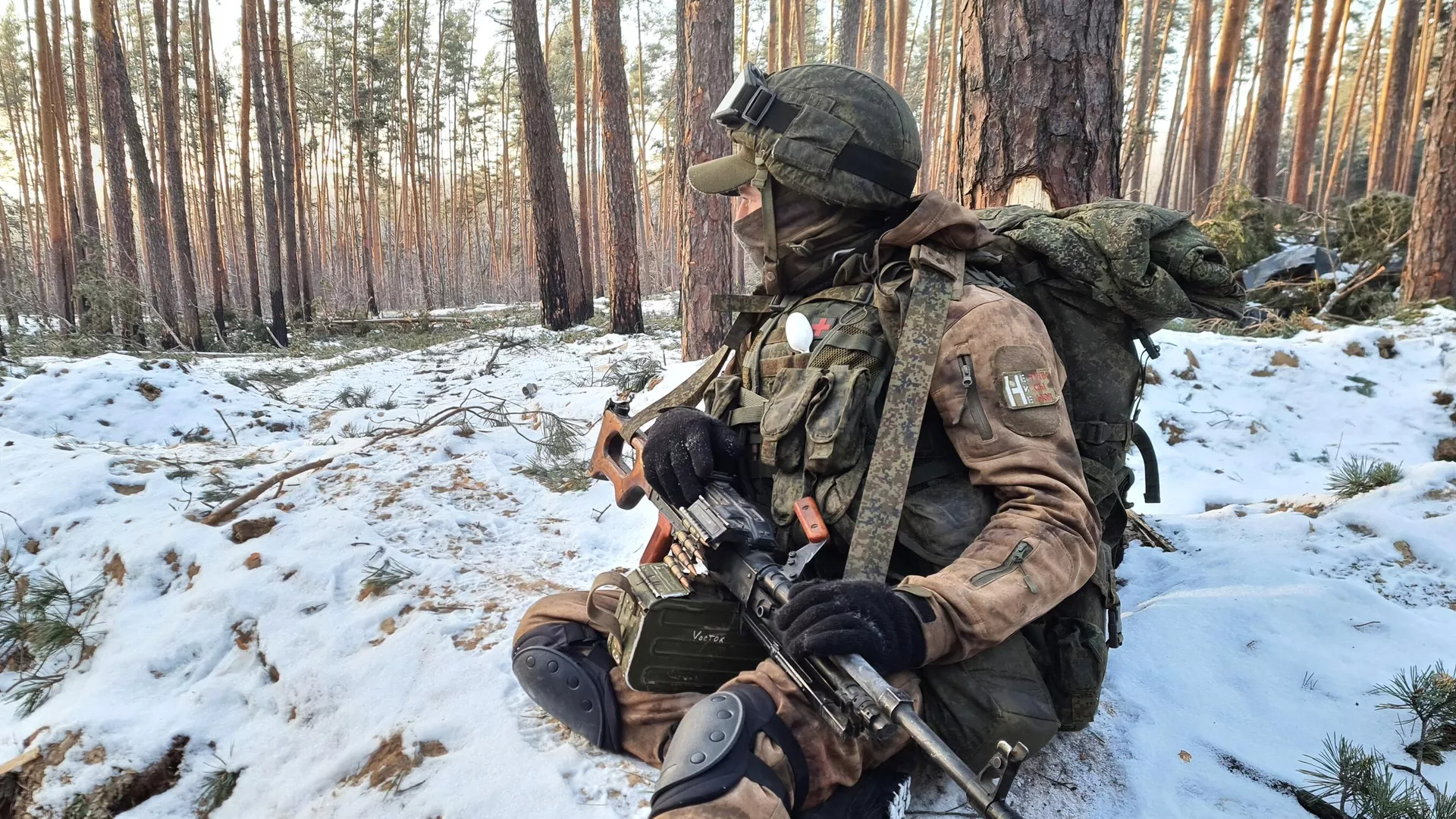 Разведчик Западного военного округа ВС РФ в зоне спецоперации - РИА Новости, 1920, 26.12.2023