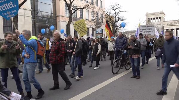 Митинг в Мюнхене против конференции по безопасности