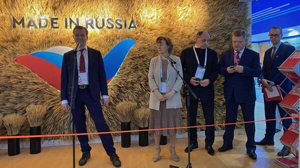Открытие стенда Made in Russia на выставке Gulfood
