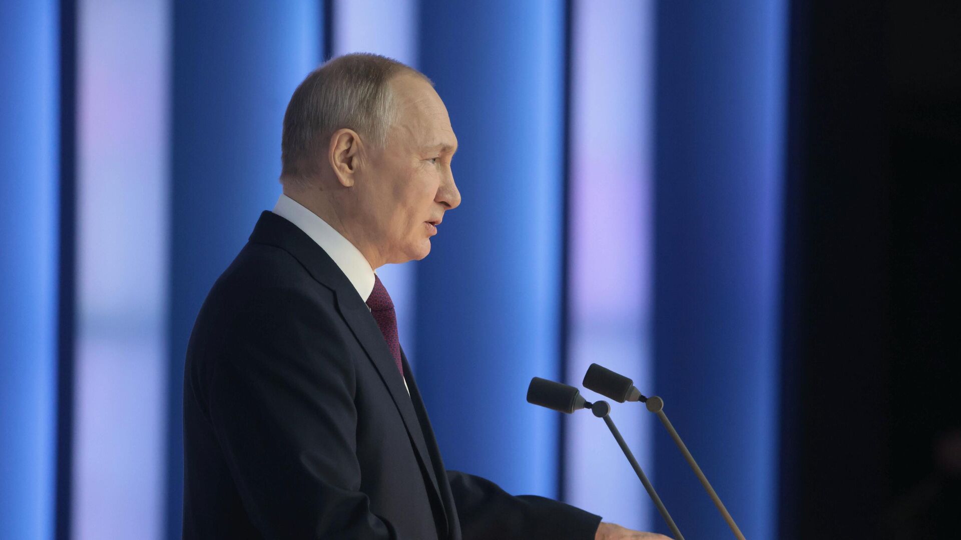 Russian President Vladimir Putin delivers his annual address to the Federal Assembly - RIA Novosti, 1920, 21.02.2023