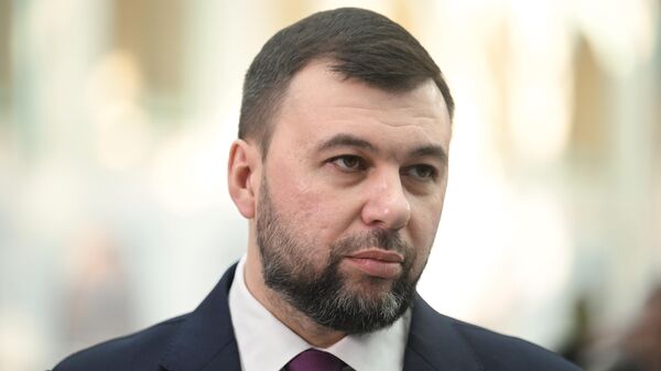 Временно исполняющий обязанности главы Донецкой Народной Республики Денис Пушилин