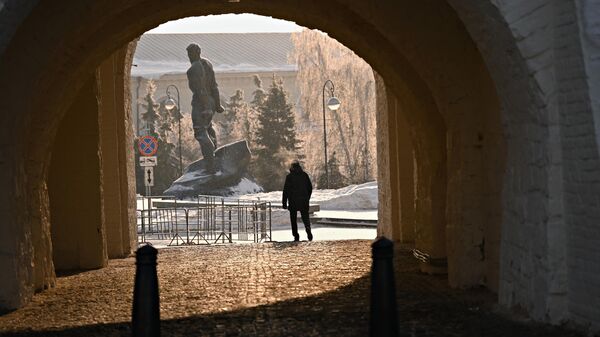 Вид на памятник Мусе Джалилю, Казань