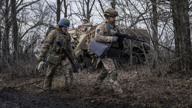 Украинские военнослужащие под Угледаром. Архивное фото