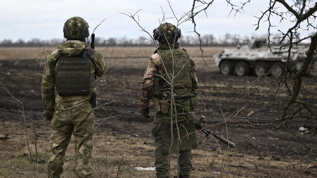 Военные в зоне СВО