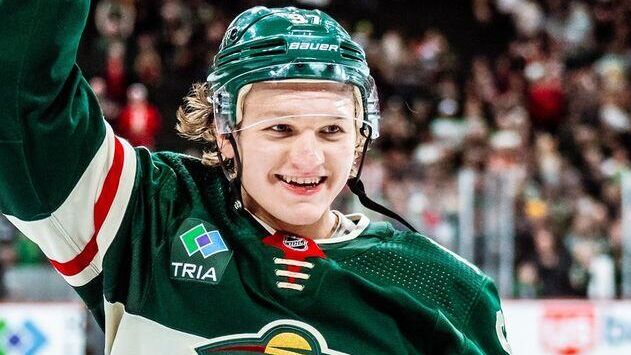 Хоккеист Миннесоты Уайлд Кирилл Капризов - РИА Новости, 1920, 16.01.2024