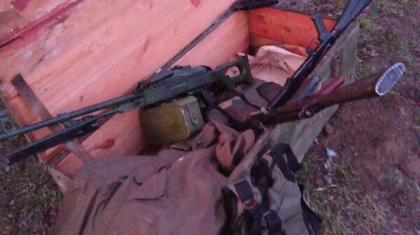 Оружие, изъятое в результате ликвидации сетей СБУ в Запорожской области