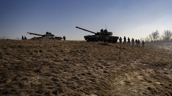 Украинские танковые соединения. Архивное фото