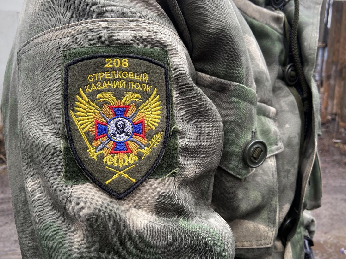 Шеврон бойца 208 полка Шеврон бойца 208 полка