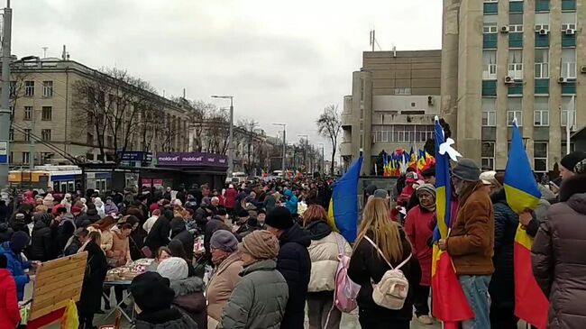 Акция протеста в Кишиневе