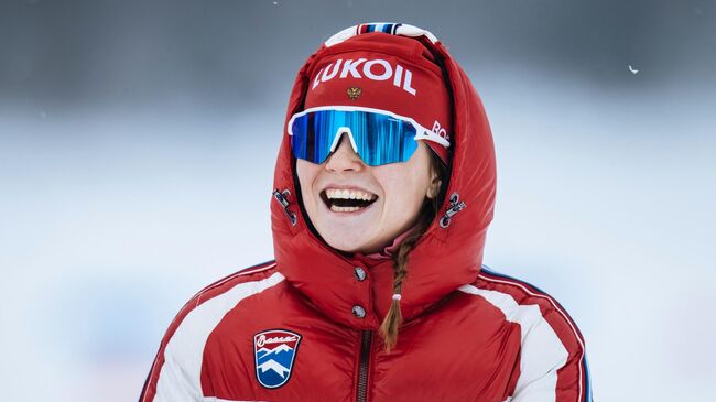 Российская лыжница Анастасия Фалеева